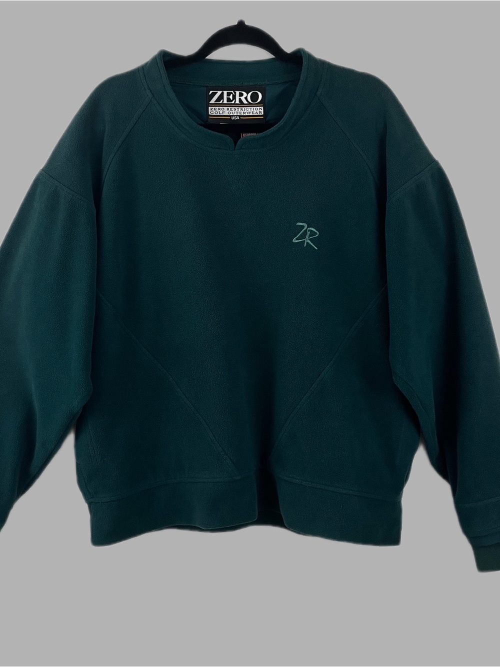 VTG Zero Restrictions Men's Dark Teal Wind Stopper Sweatshirt